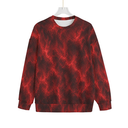 Unisex Drop-shoulder Knitted Fleece Sweater - view 1
