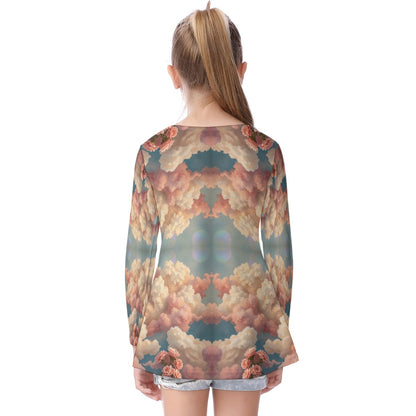 Unisex Kid's Long Sleeve O-neck T-shirt