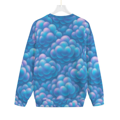 Unisex Drop-shoulder Knitted Fleece Sweater - view 2