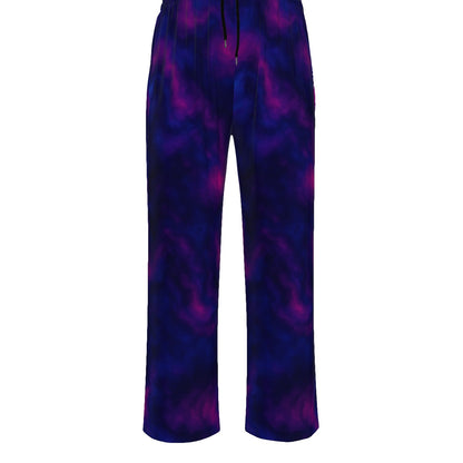 Unisex Knitted Fleece Wide Leg Pants