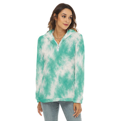 Women’s Borg-Fleece Half-Zip Hoodie - view 3