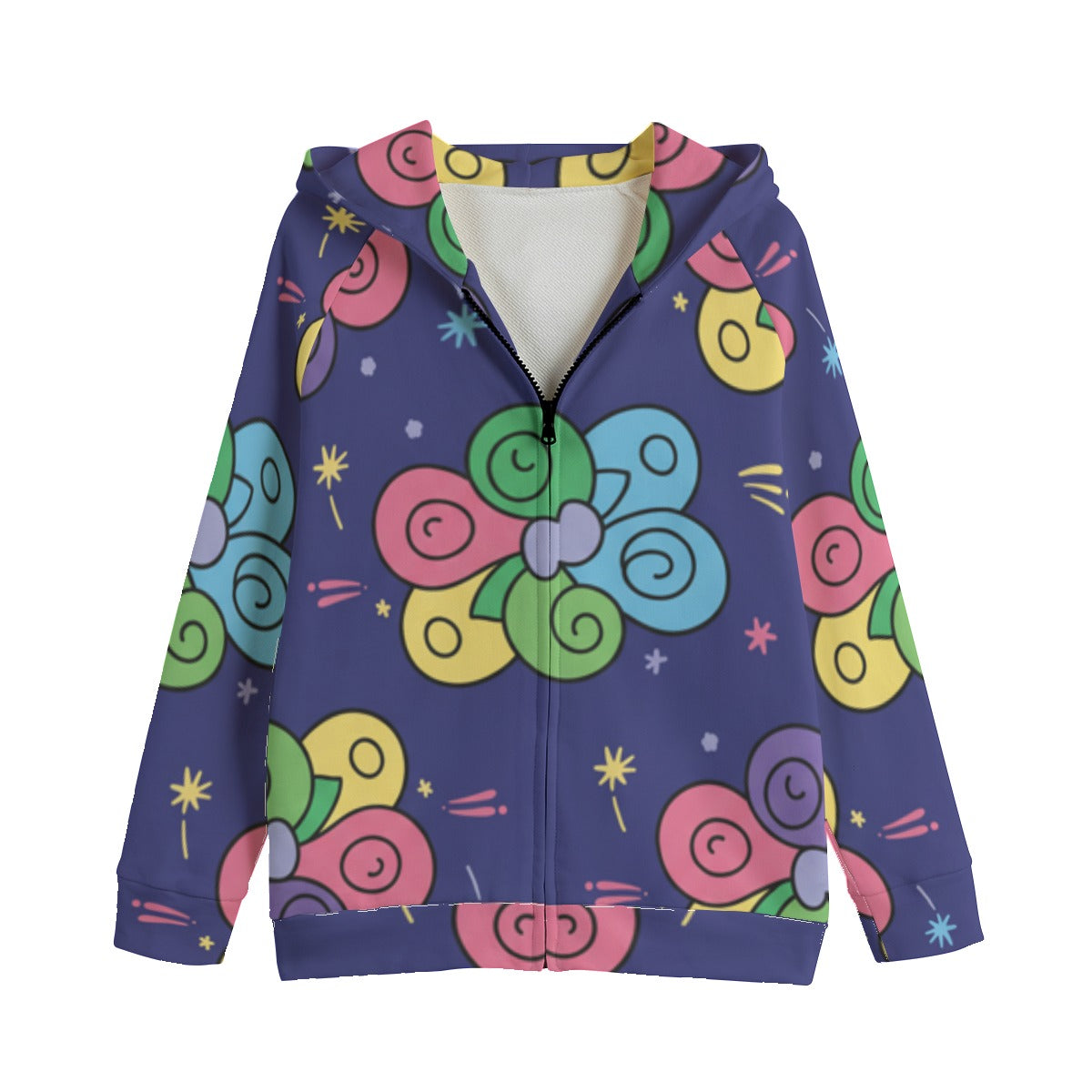 Kid's Zip Up Raglan Sleeve Hoodie | 310GSM Cotton