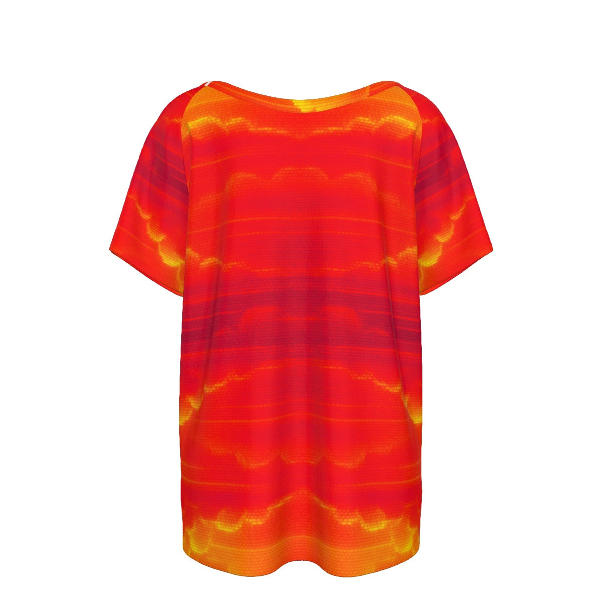 Women's Round Neck T-shirt With Raglan Sleeve