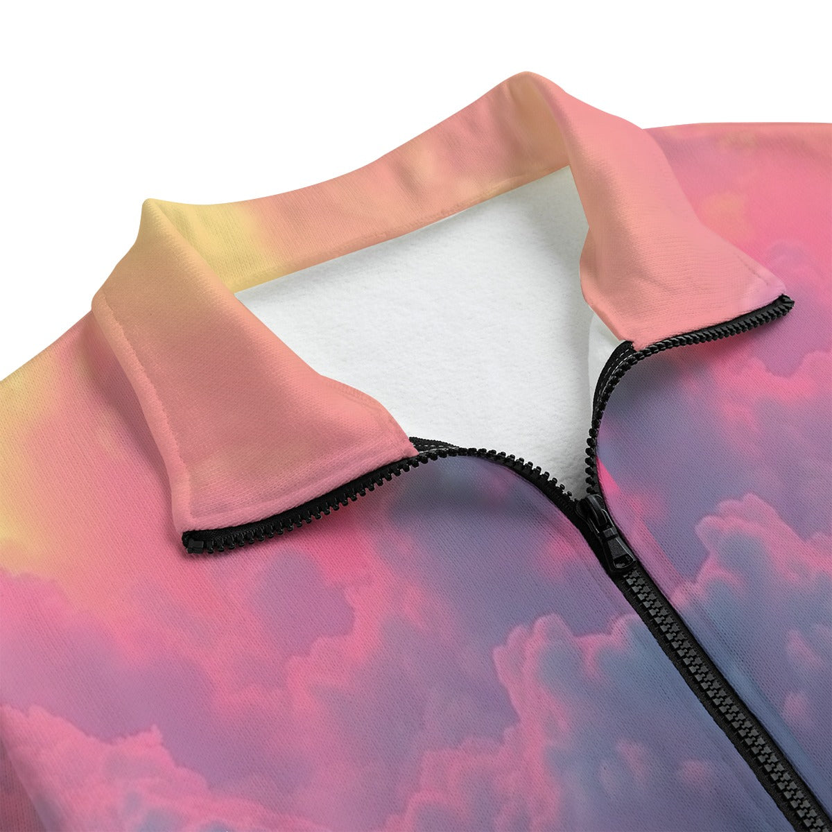 Unisex Stand-up Collar Knitted Fleece Outwear