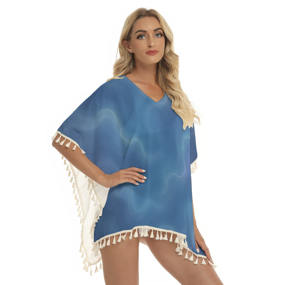 Women's Square Fringed Shawl