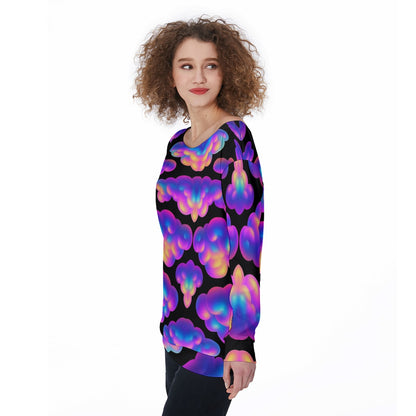 Women's Off-Shoulder Sweatshirt