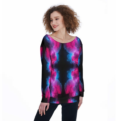 Women's Off-Shoulder Sweatshirt