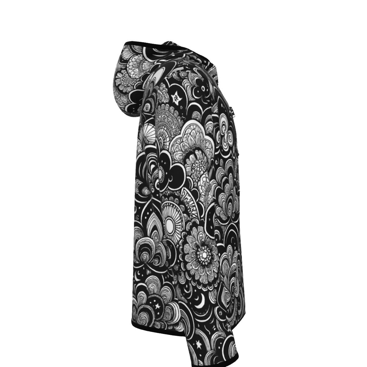 Men's Stylish Hoodie with Thumb Hole Design - view 3