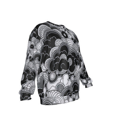 Men's Drop Shoulder Round Neck Long-Sleeved Sweatshirt