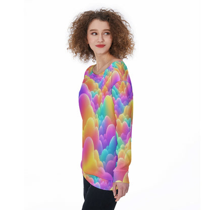 Women's Off-Shoulder Sweatshirt