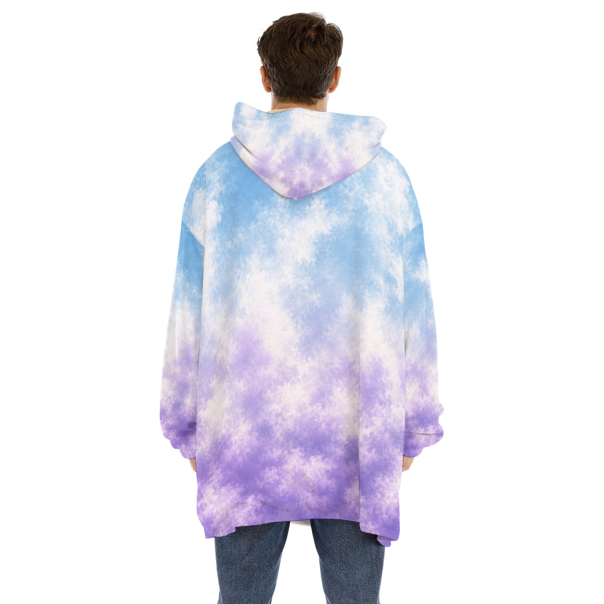 Unisex Sherpa-Fleece Hoodie Blanket - view 4