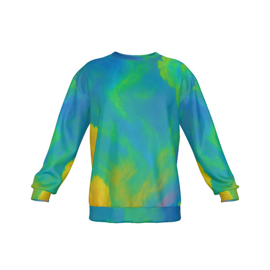 Men's Drop Shoulder Round Neck Long-Sleeved Sweatshirt