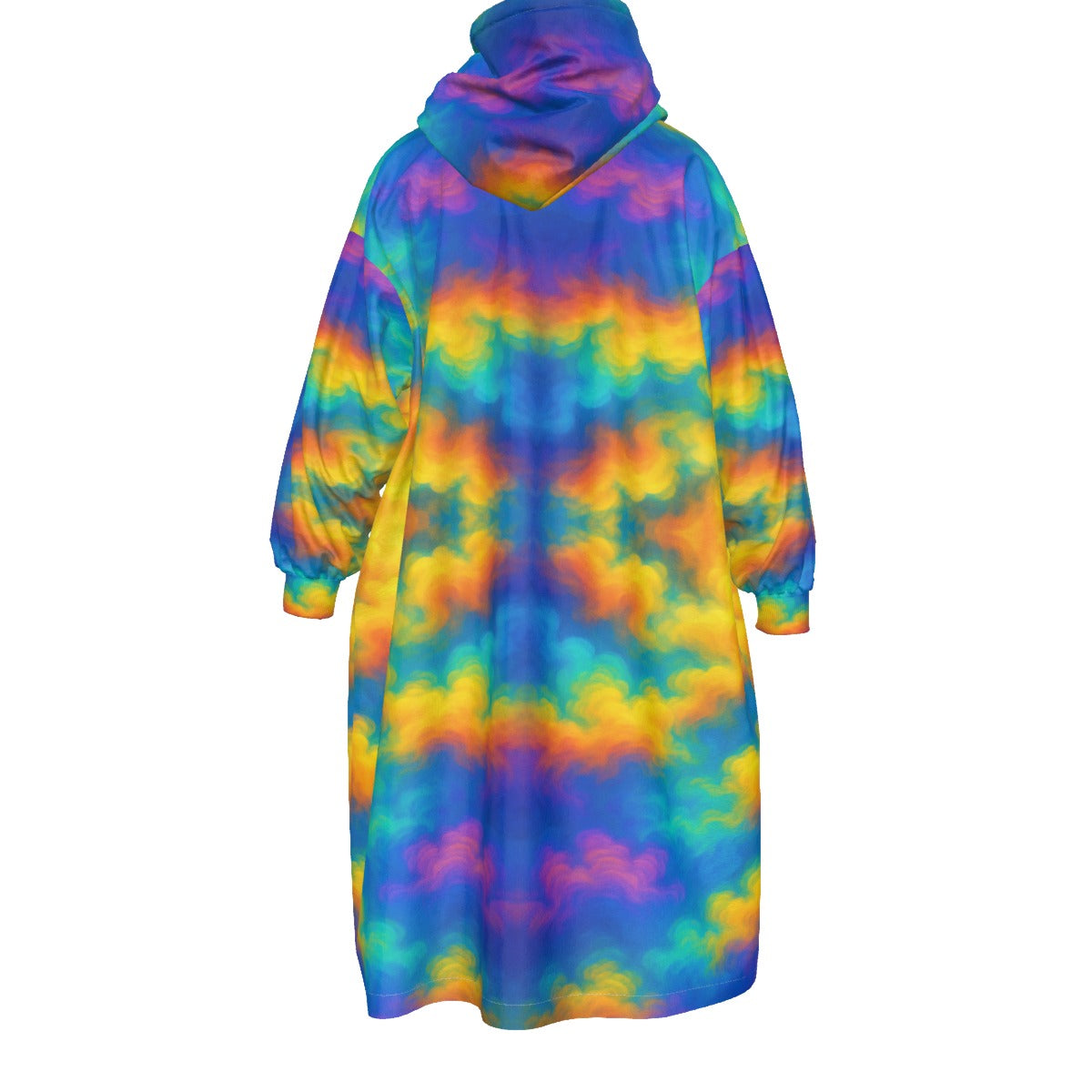 Unisex Kid's Sherpa Fleece Mid-Length Hoodie Blanket