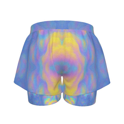 Unisex Sports Lined Shorts