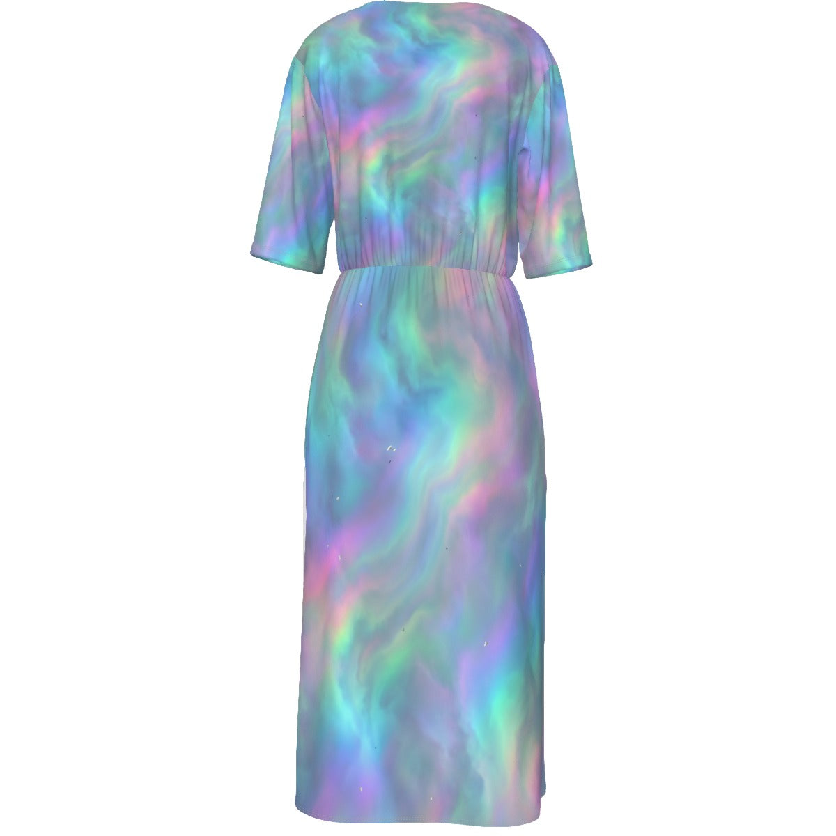 Women's Short Sleeve V-neck Dress