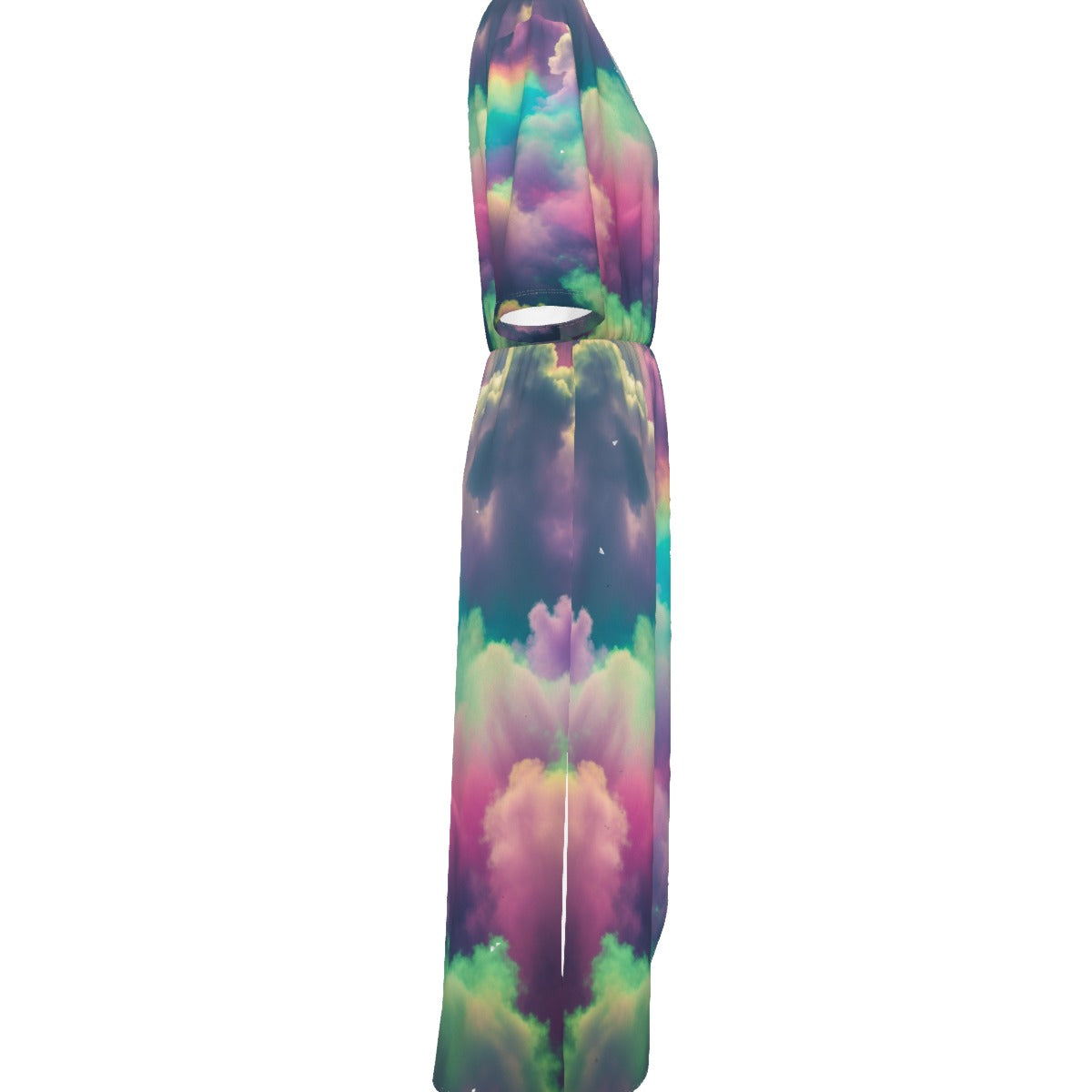 Women's Short Sleeve V-neck Dress