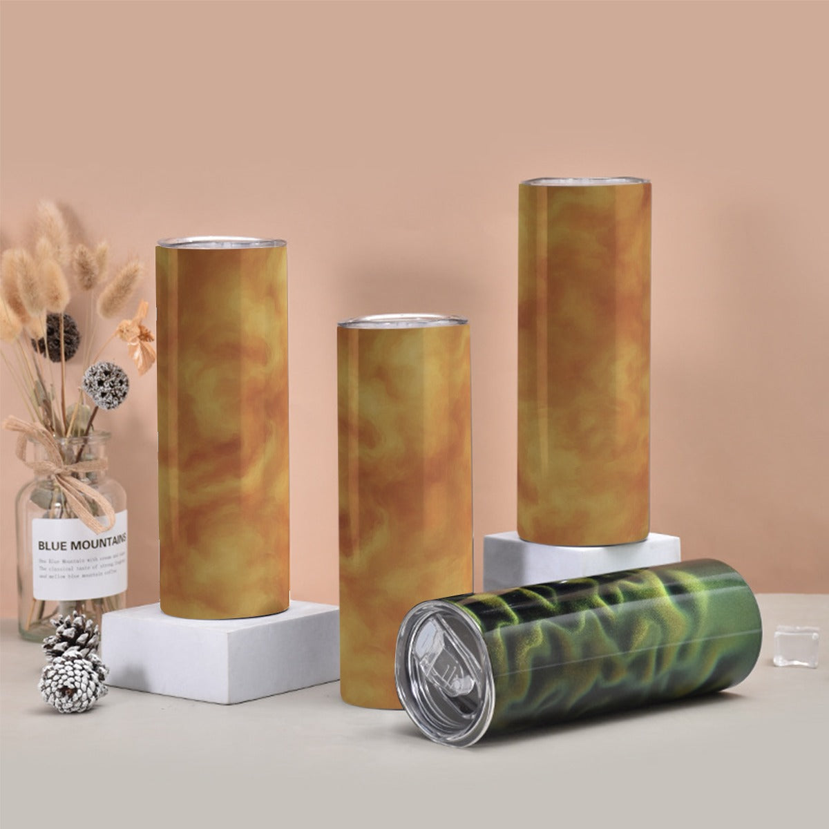 Unisex Tumbler with twinkle surface 20oz