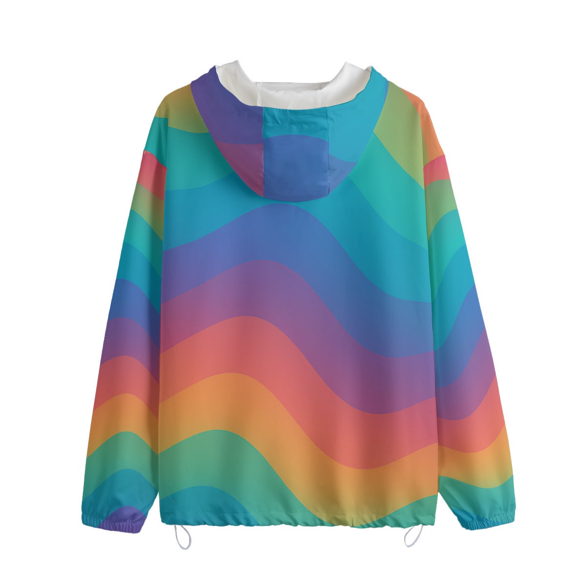 Unisex Pullover Jacket With Zipper Closure