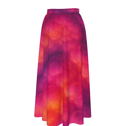 Women's Maxi Chiffon Skirts With Lining