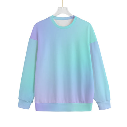 Unisex Drop-shoulder Knitted Fleece Sweater - view 1