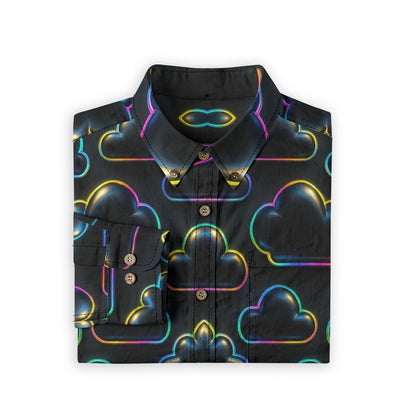 Men's Casual Lapel Long Sleeve Shirt|125GSM Cotton