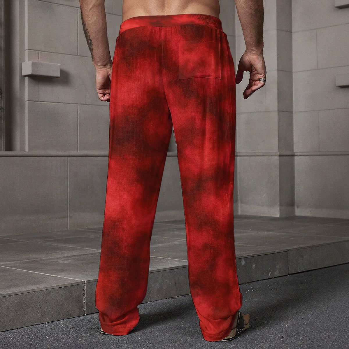 Men's Loose Casual Pants With Pocket