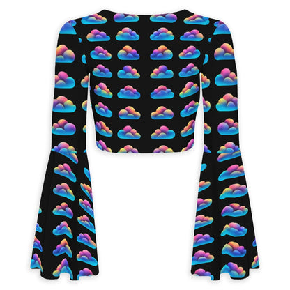 Women's Breathable And Comfortable Top With Bell Sleeve