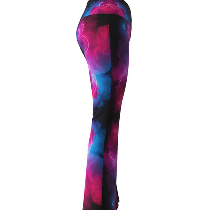 All-over print Women's Flare Yoga Pants