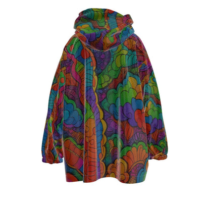 Unisex Kid's Sherpa Fleece Hoodie Blanket