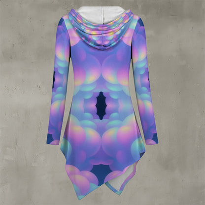 Women's Asymmetric Hem Hoodie
