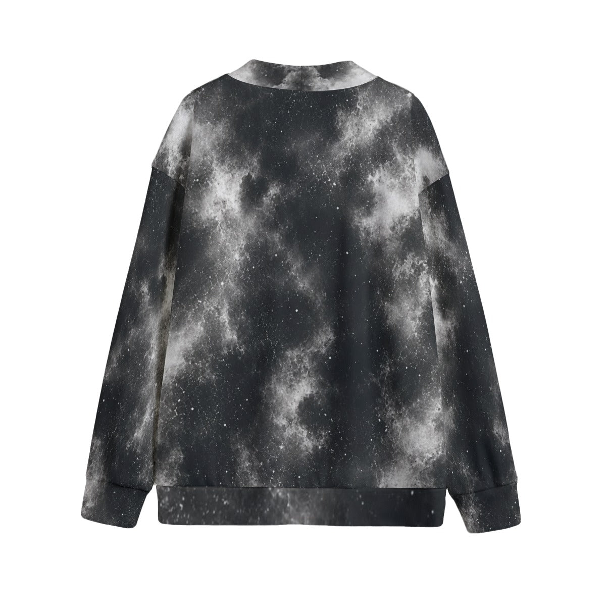 Unisex V-neck Knitted Fleece Cardigan With Button Closure by O’Nimbus – view 2