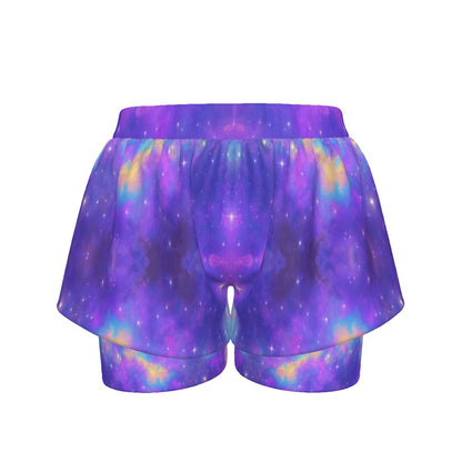 Unisex Sports Lined Shorts