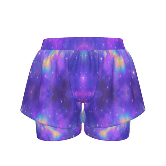 Unisex Sports Lined Shorts