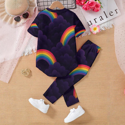 Unisex Kids' Casual Top and Pants Set