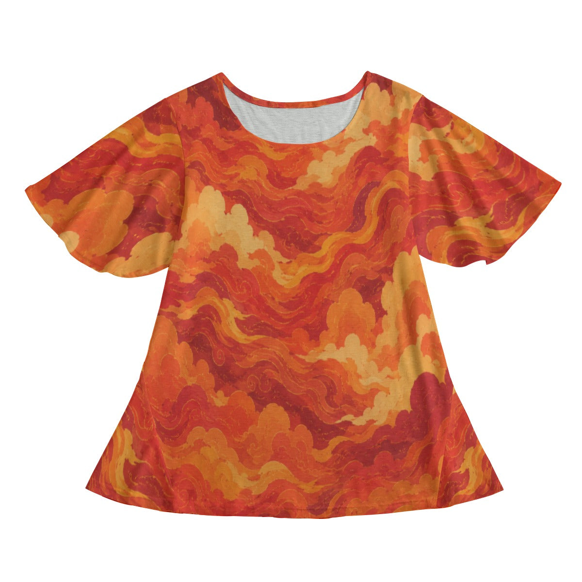 Women's Round Neck T-shirt With Short Sleeve