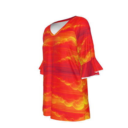 Women's T-shirt With Bell Sleeve