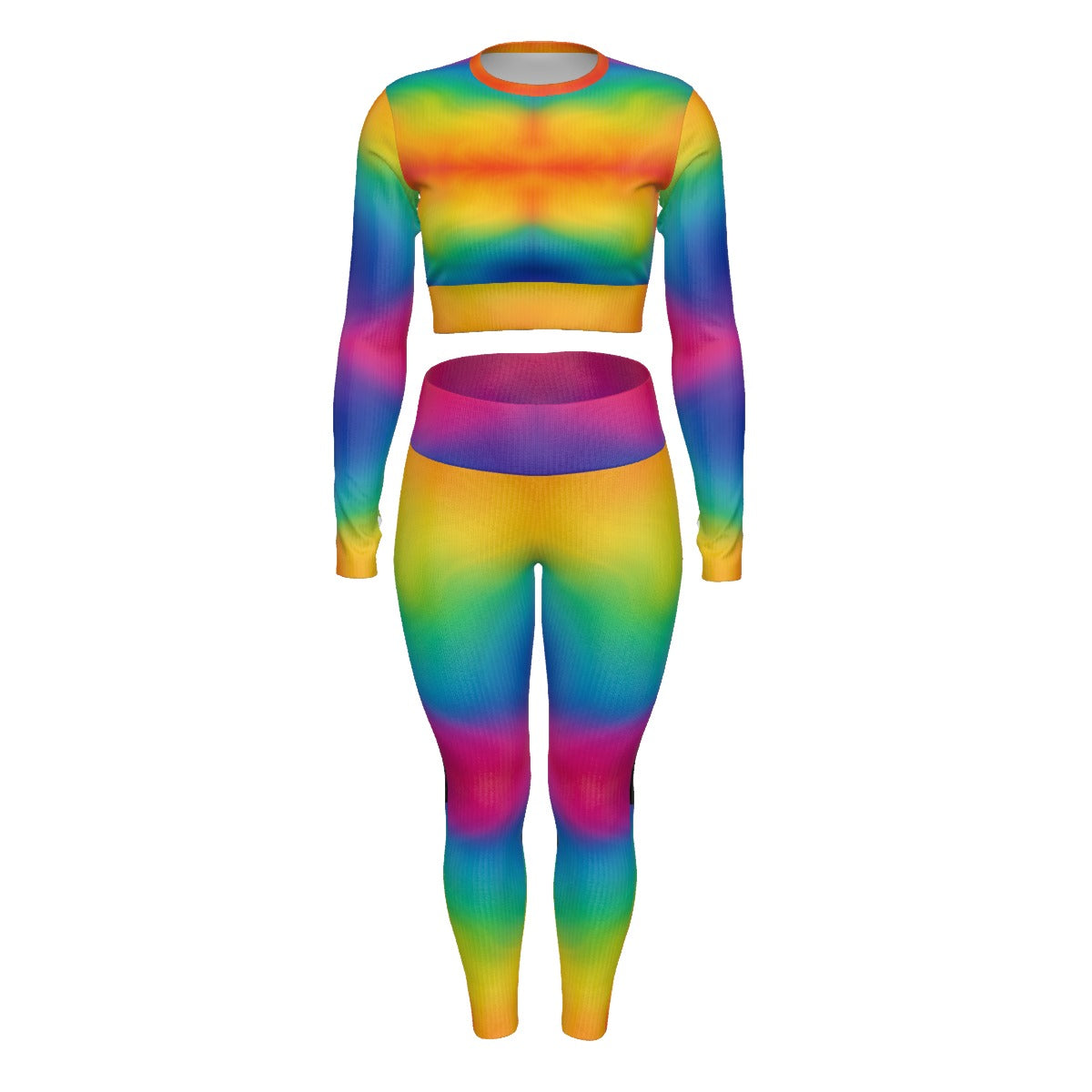 Women's Sport Set With Backless Top And Leggings