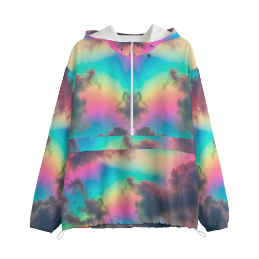 Unisex Pullover Jacket With Zipper Closure