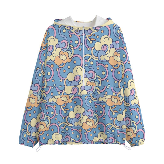 Unisex Pullover Jacket With Zipper Closure