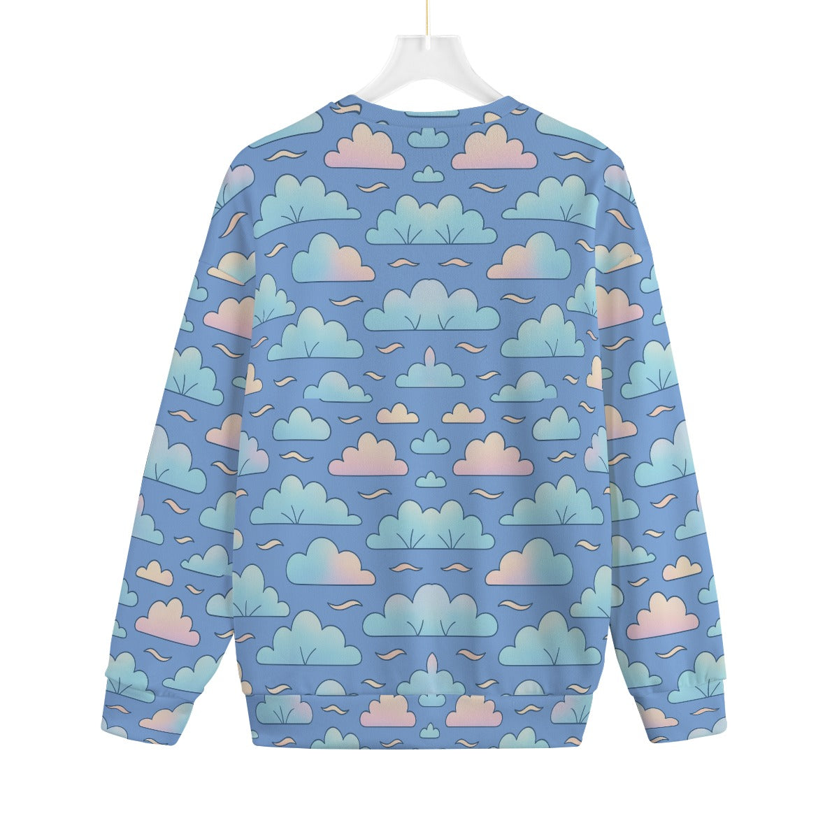 Unisex Drop-shoulder Knitted Fleece Sweater - view 2