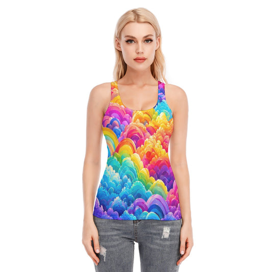 Women's Racer Vest | 190GSM Cotton