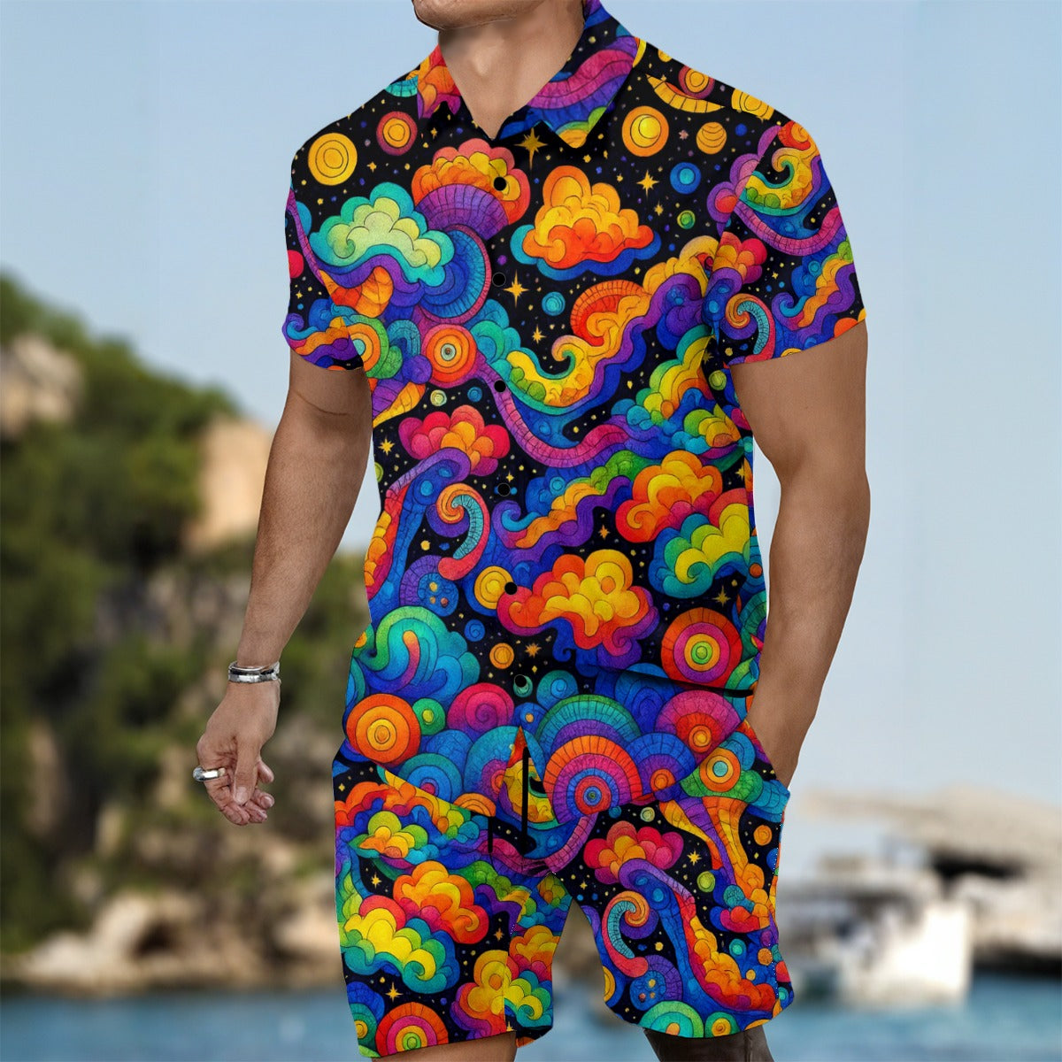 Men's Summer Shirt Set