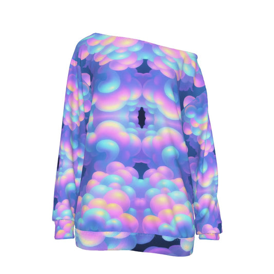 Women's Off-Shoulder Sweatshirt
