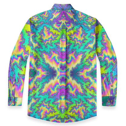 Men's Casual Lapel Long Sleeve Shirt|125GSM Cotton