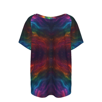 Women's Round Neck T-shirt With Raglan Sleeve