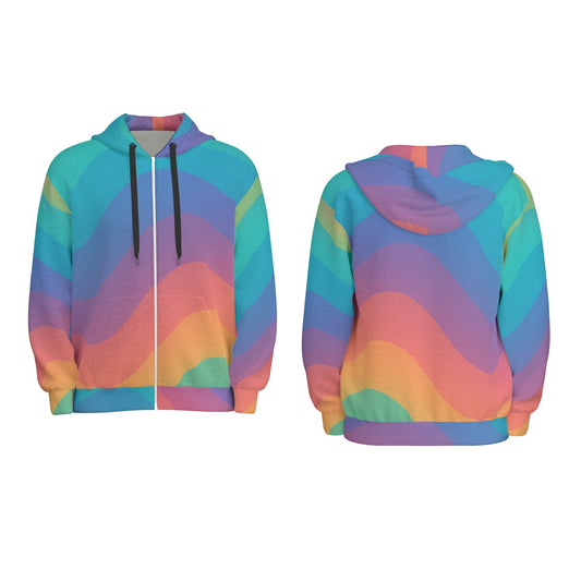 Unisex Zip Hooded Sweatshirt