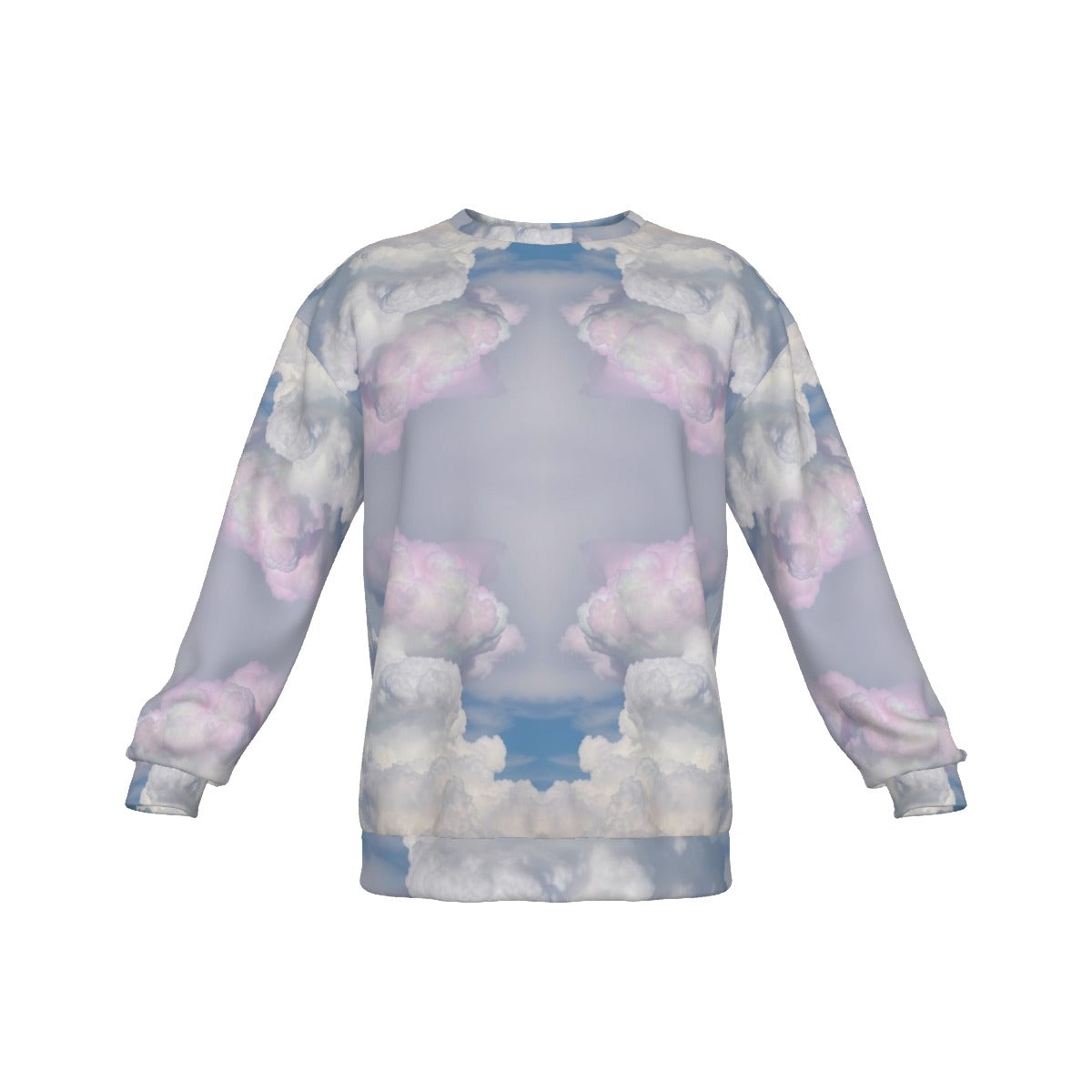 Men's Drop Shoulder Round Neck Long-Sleeved Sweatshirt
