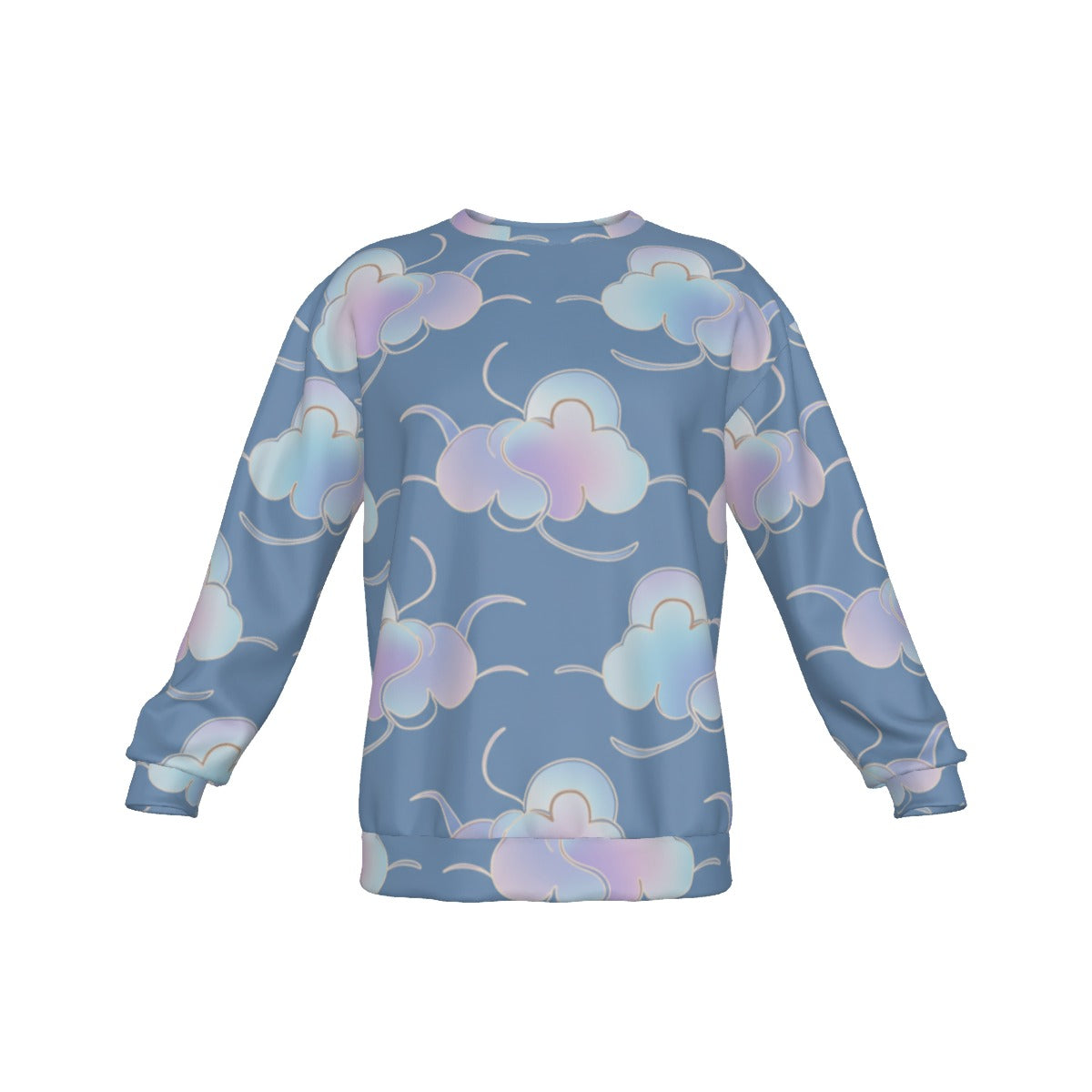 Men's Drop Shoulder Round Neck Long-Sleeved Sweatshirt