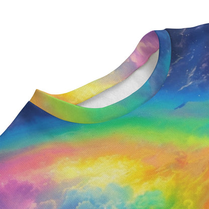 Unisex Drop-shoulder Knitted Fleece Sweater - view 3