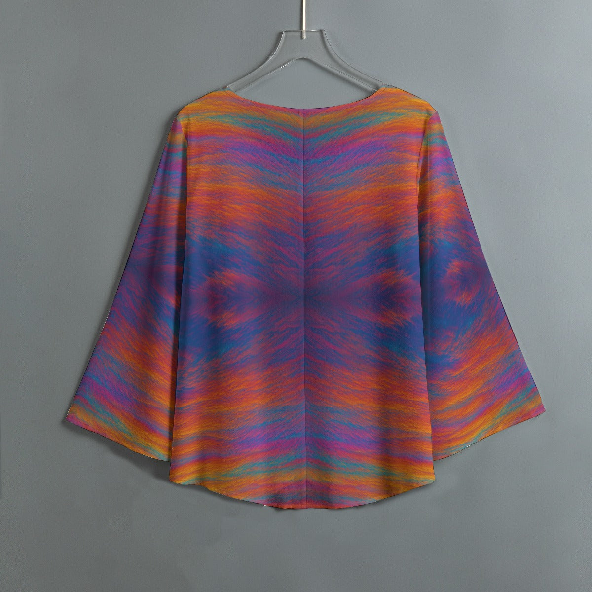 Women's V-neck T-shirt With Irregular Hem